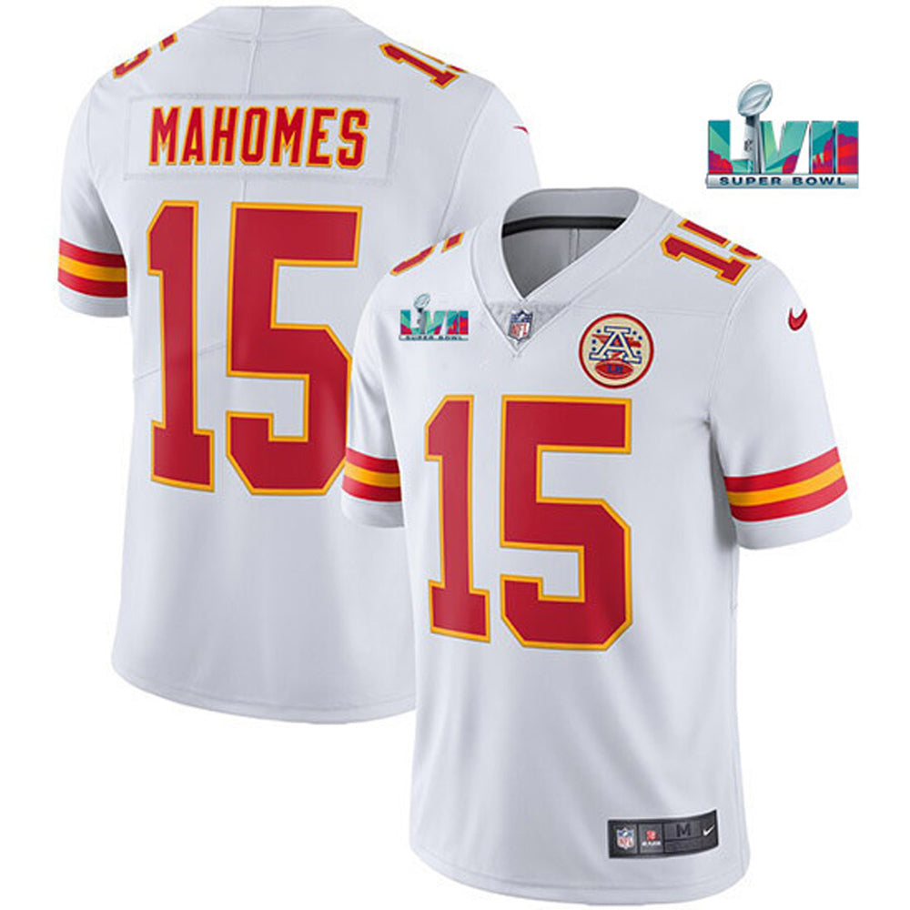 Men's Kansas City Chiefs Patrick Mahomes Super Bowl 57 Game Vapor Jers –  Online Official Jersey